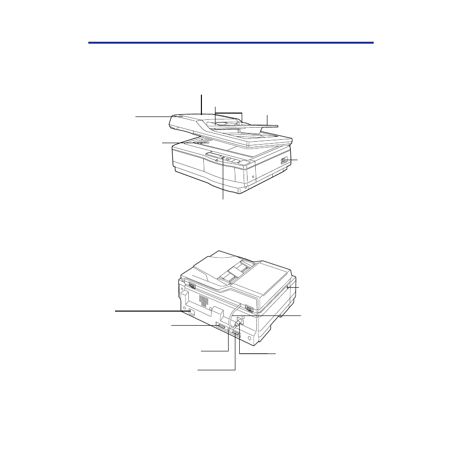 Part names, Scanner, 33 before you start | Panasonic KX-PS8100 User Manual | Page 33 / 305