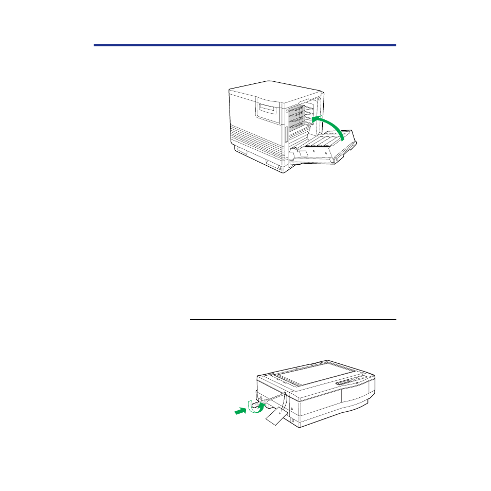Setting up the scanner, Unlocking the scanner | Panasonic KX-PS8100 User Manual | Page 44 / 305