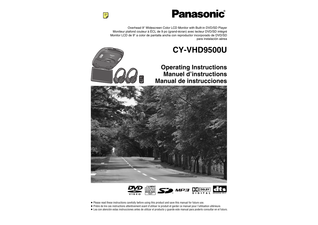 Panasonic CY-VHD9500U User Manual | 38 pages