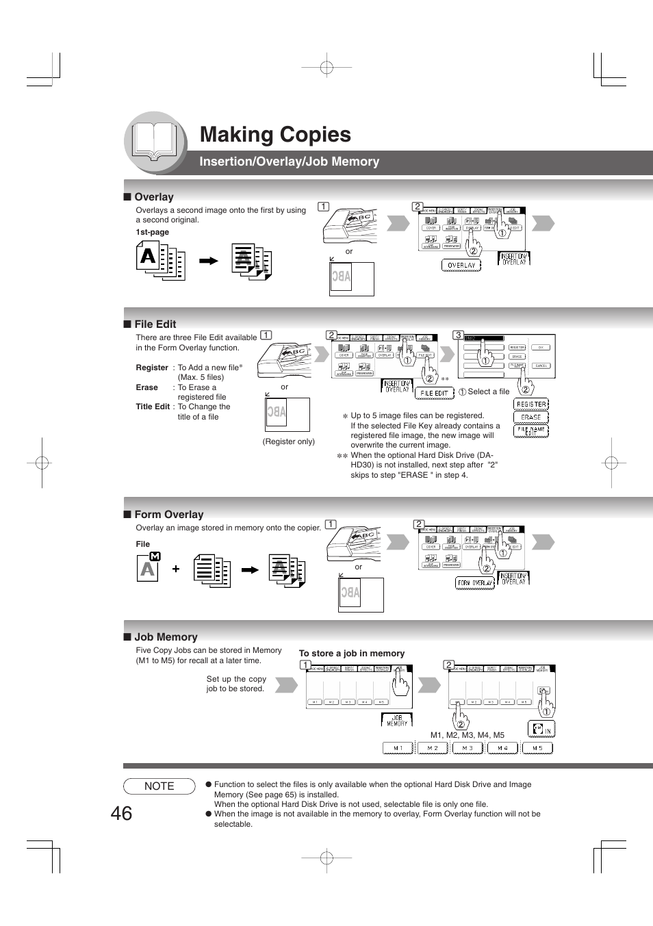 Making copies | Panasonic DP-2310 User Manual | Page 46 / 80
