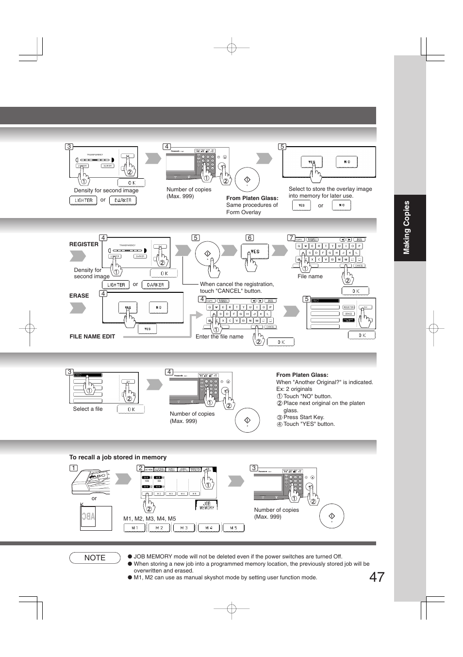 Panasonic DP-2310 User Manual | Page 47 / 80