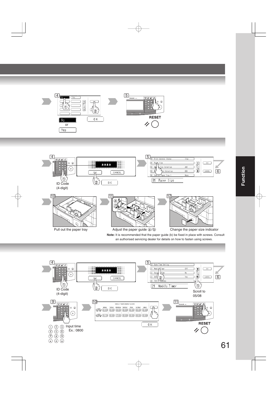 Panasonic DP-2310 User Manual | Page 61 / 80