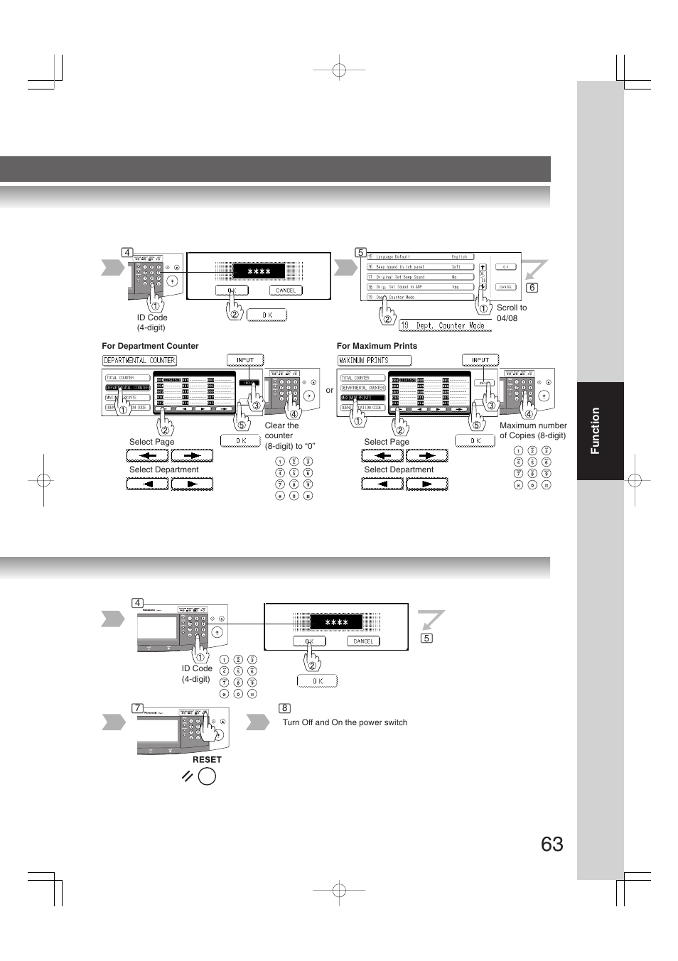 Panasonic DP-2310 User Manual | Page 63 / 80
