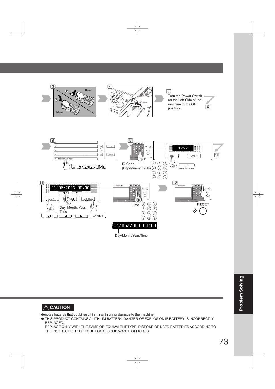 Panasonic DP-2310 User Manual | Page 73 / 80
