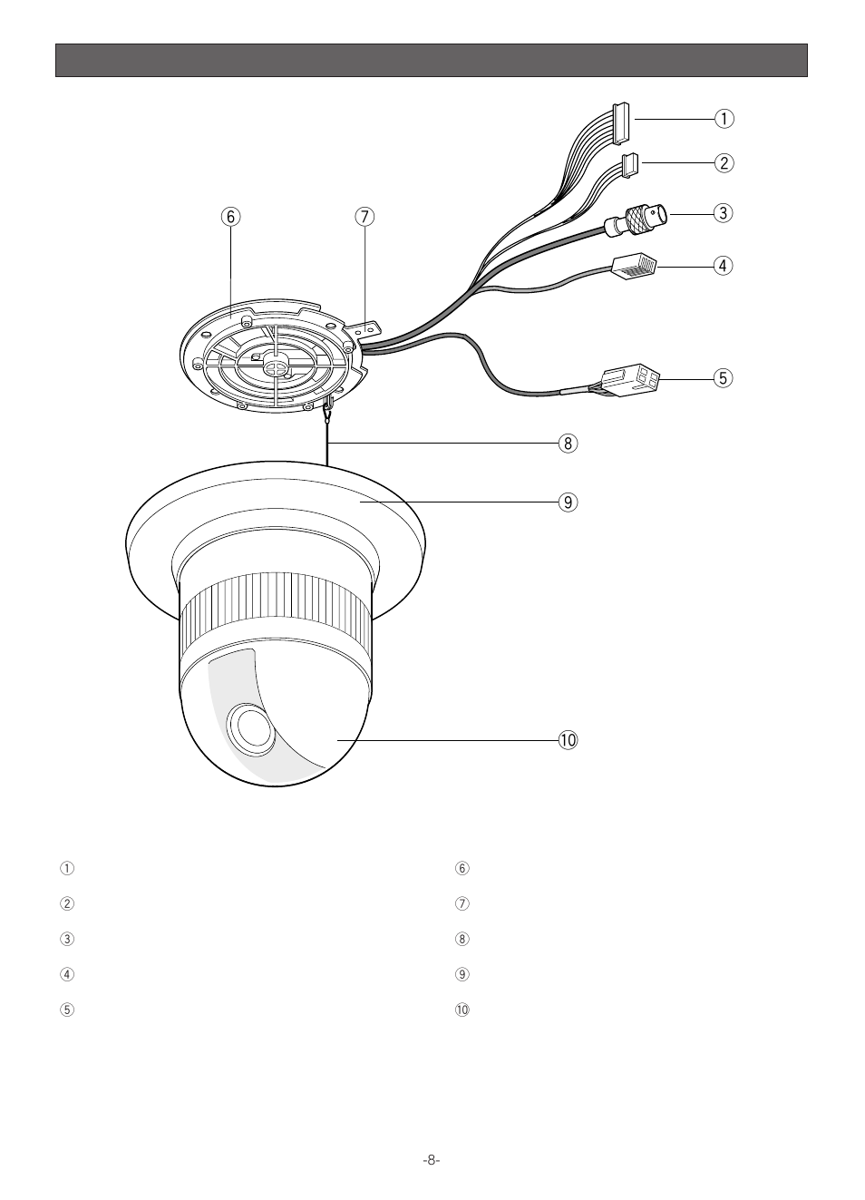 Construction | Panasonic WV-NS324 User Manual | Page 8 / 64