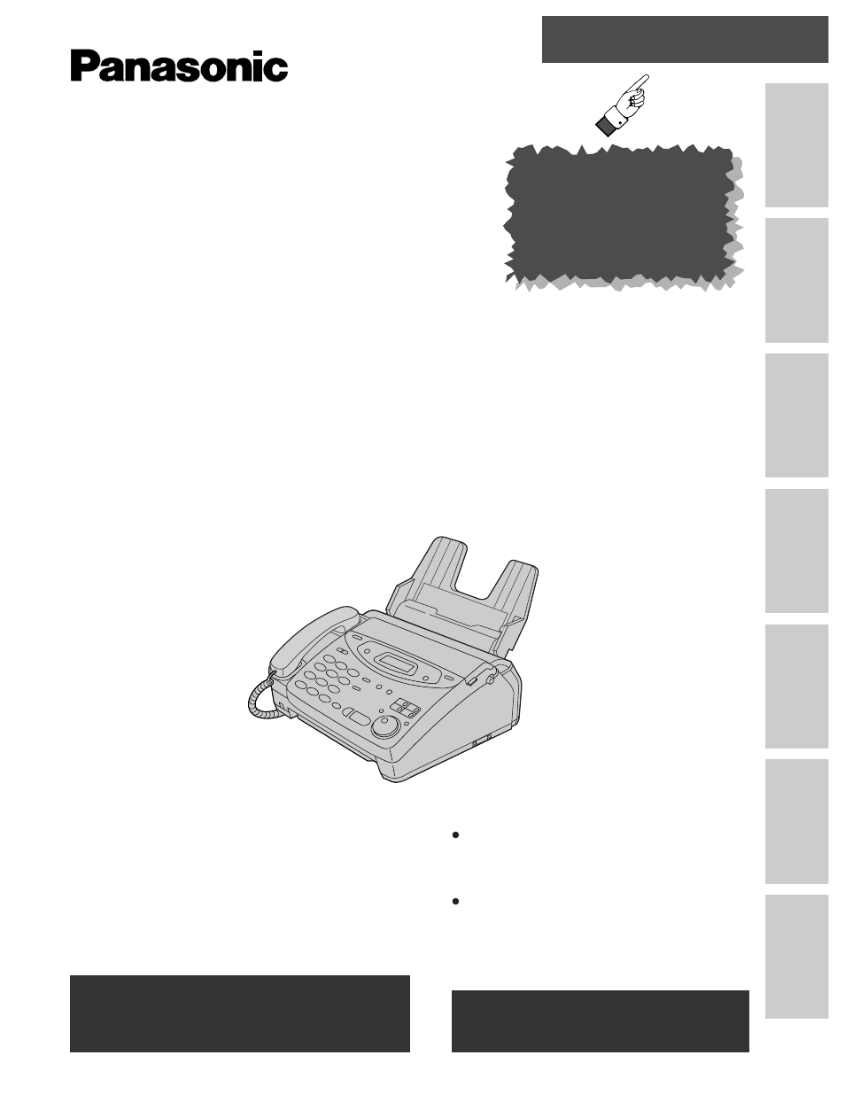 Panasonic KX-FM106 User Manual | 148 pages