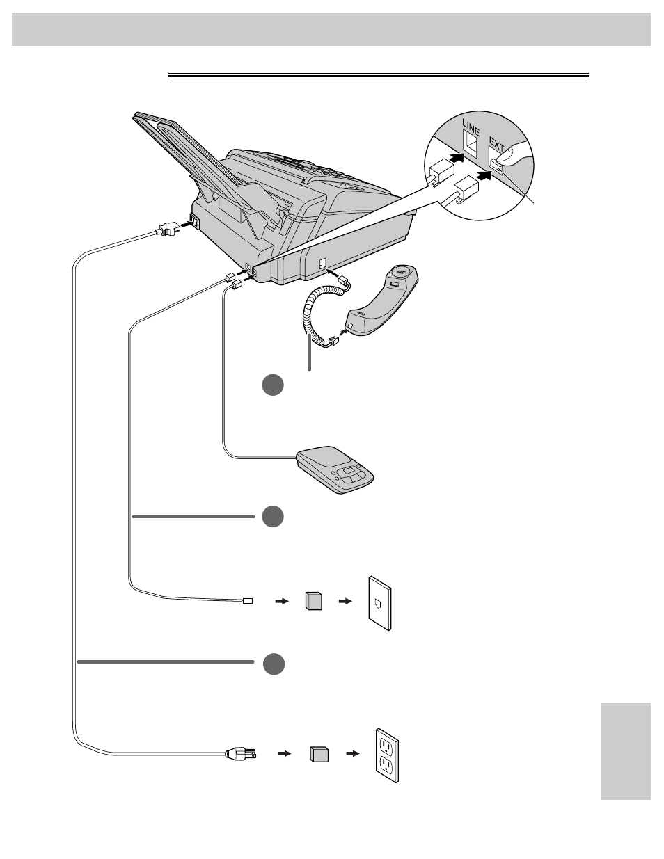 Comienzo rápido en español, Conexiones | Panasonic KX-FM106 User Manual | Page 127 / 148