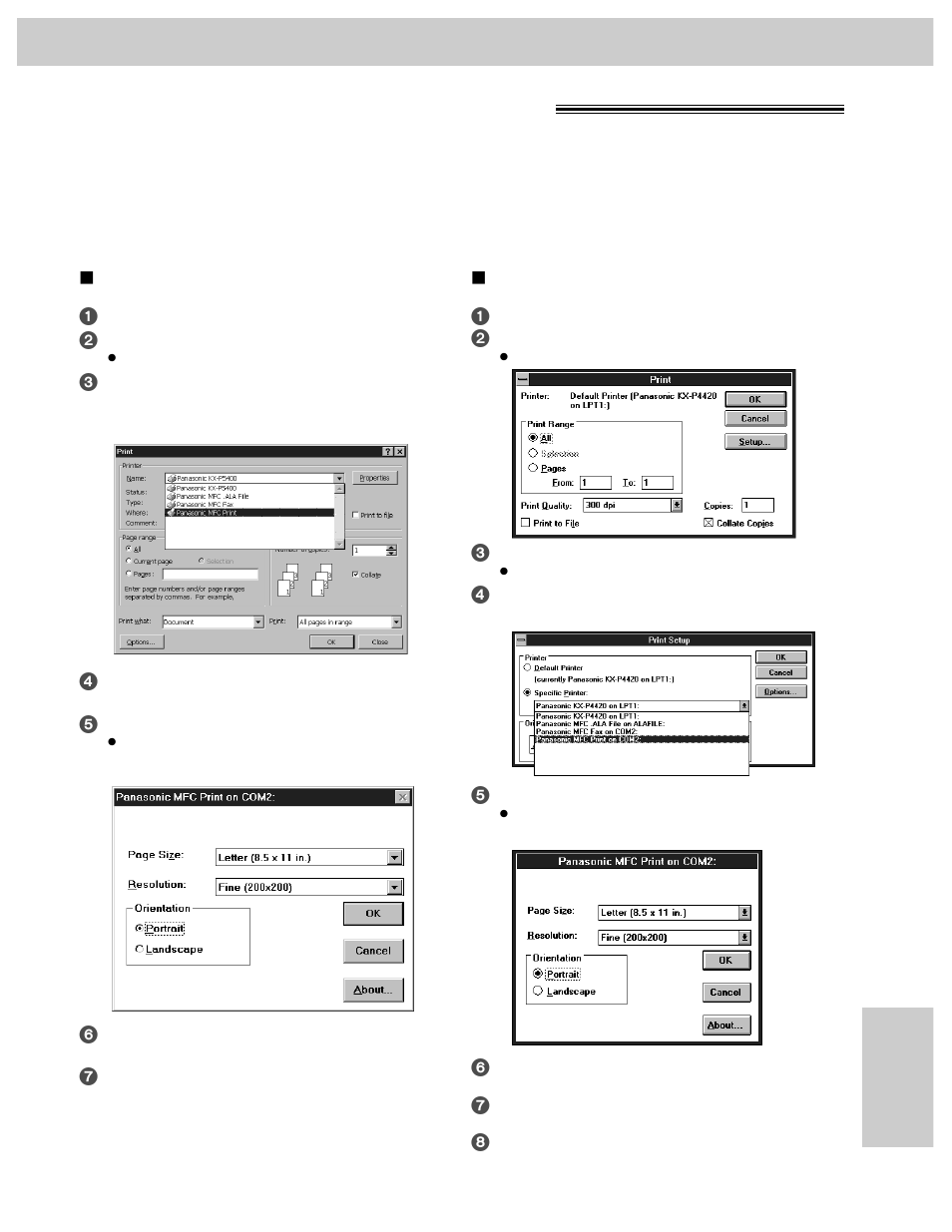 Comienzo rápido en español | Panasonic KX-FM106 User Manual | Page 133 / 148