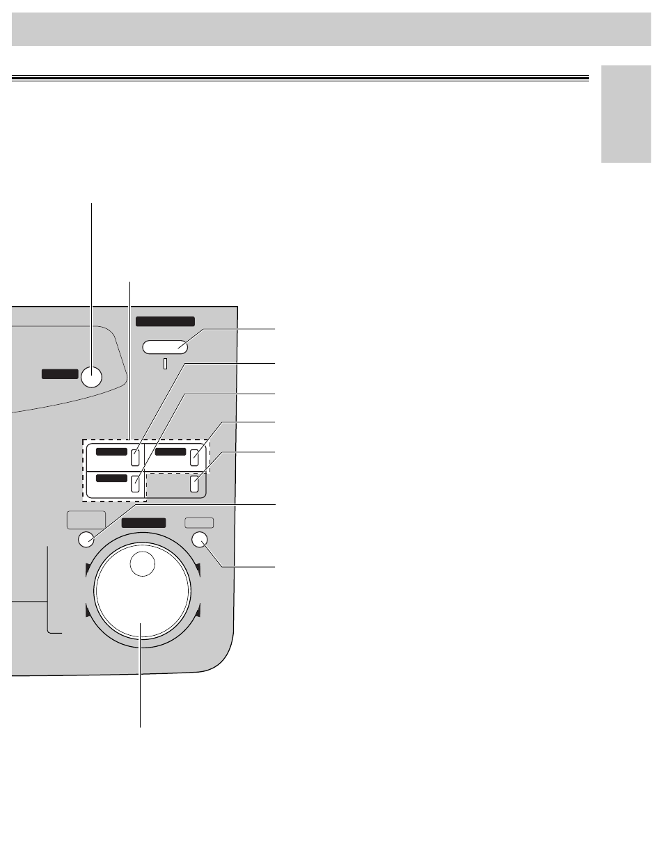 Finding the controls, For transmission to multiple stations (p. 58–60), Command keys (p. 27) | For the caller id service (p. 39–45) | Panasonic KX-FM106 User Manual | Page 19 / 148