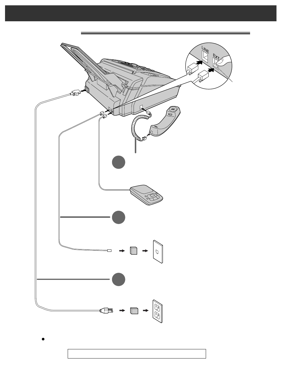 Quick start, Connections, Handset cord | Telephone line cord, Power cord | Panasonic KX-FM106 User Manual | Page 5 / 148