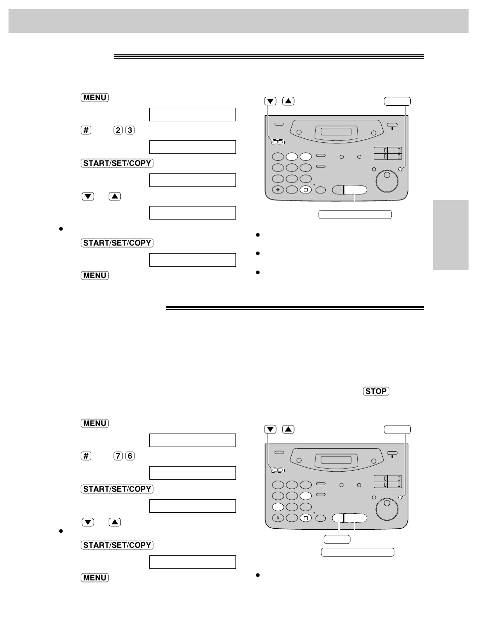 Overseas, Connecting tone, Sending faxes | Panasonic KX-FM106 User Manual | Page 61 / 148