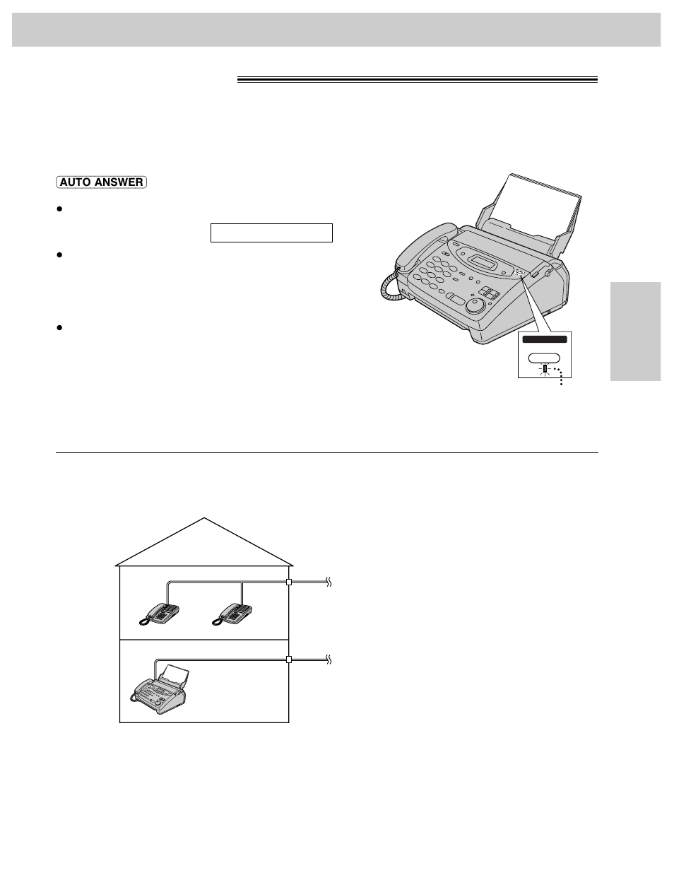 Receiving faxes fax only mode | Panasonic KX-FM106 User Manual | Page 65 / 148