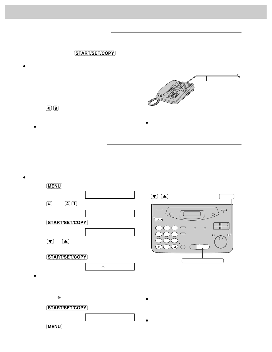 Receiving faxes extension telephone, Fax activation code | Panasonic KX-FM106 User Manual | Page 76 / 148