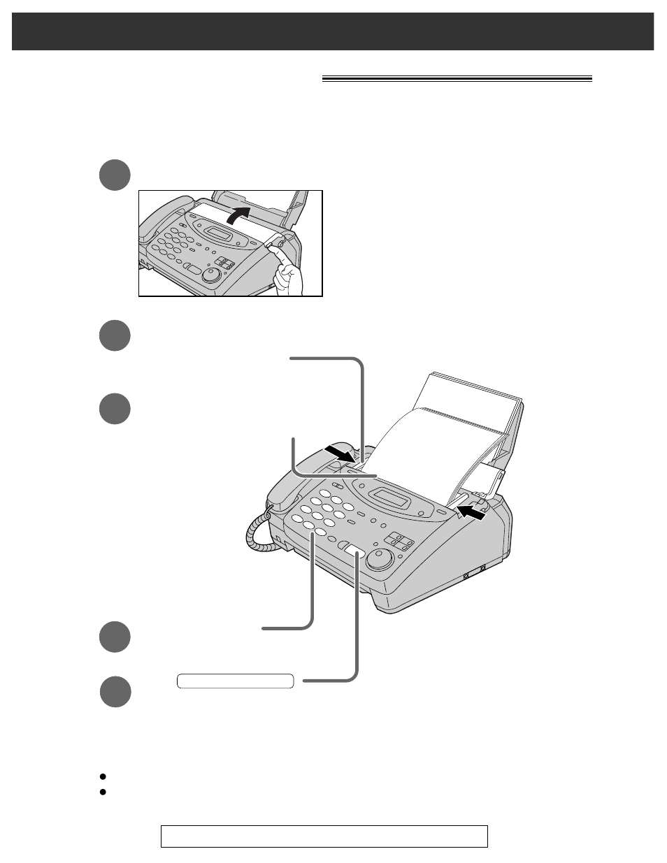 Quick start, Faxes - sending/receiving, Faxes - sending | Panasonic KX-FM106 User Manual | Page 8 / 148