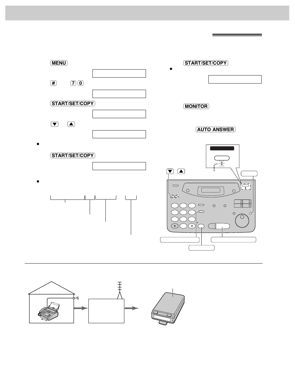 How your unit and pager work | Panasonic KX-FM106 User Manual | Page 80 / 148