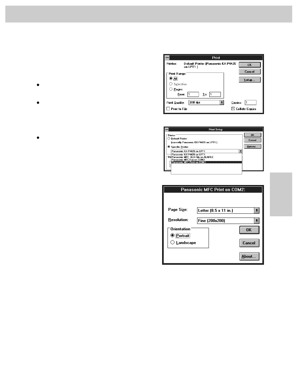 Printer | Panasonic KX-FM106 User Manual | Page 89 / 148