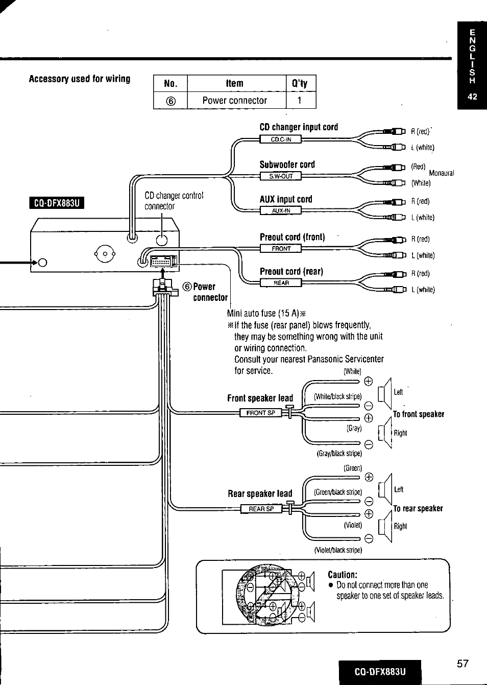 Panasonic CQ-DFX883U User Manual | Page 57 / 156