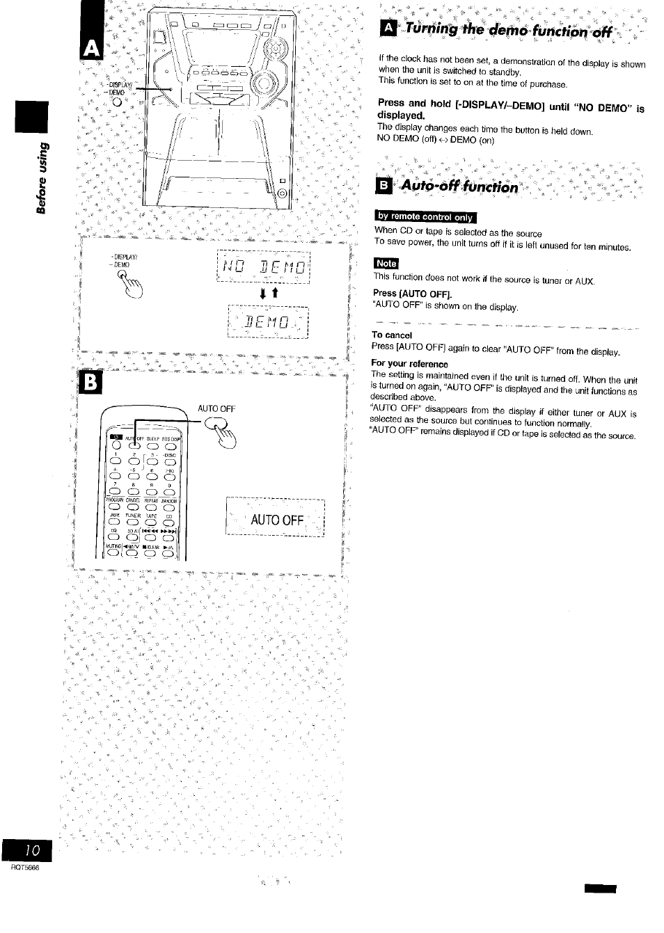 Panasonic SC- AK54 User Manual | Page 10 / 32