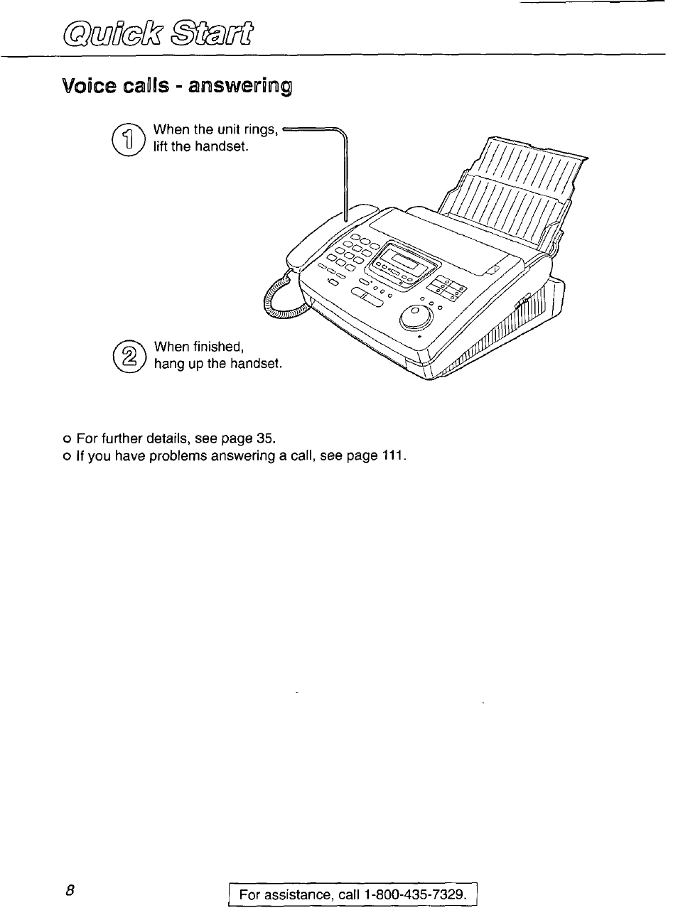 Panasonic Compact Plain Paper FAX KX-FP270 User Manual | Page 8 / 144