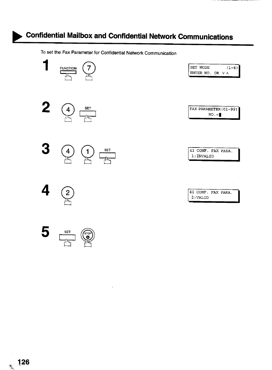 Panasonic PANAFAX UF-550 User Manual | Page 128 / 180