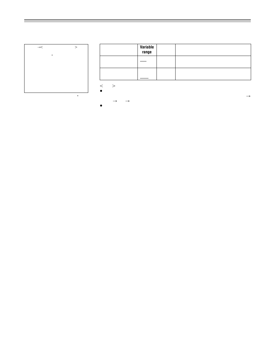 Main menu screen 2 of 4 (sub menus), Super gain screen | Panasonic AJ-SDC915 User Manual | Page 127 / 160