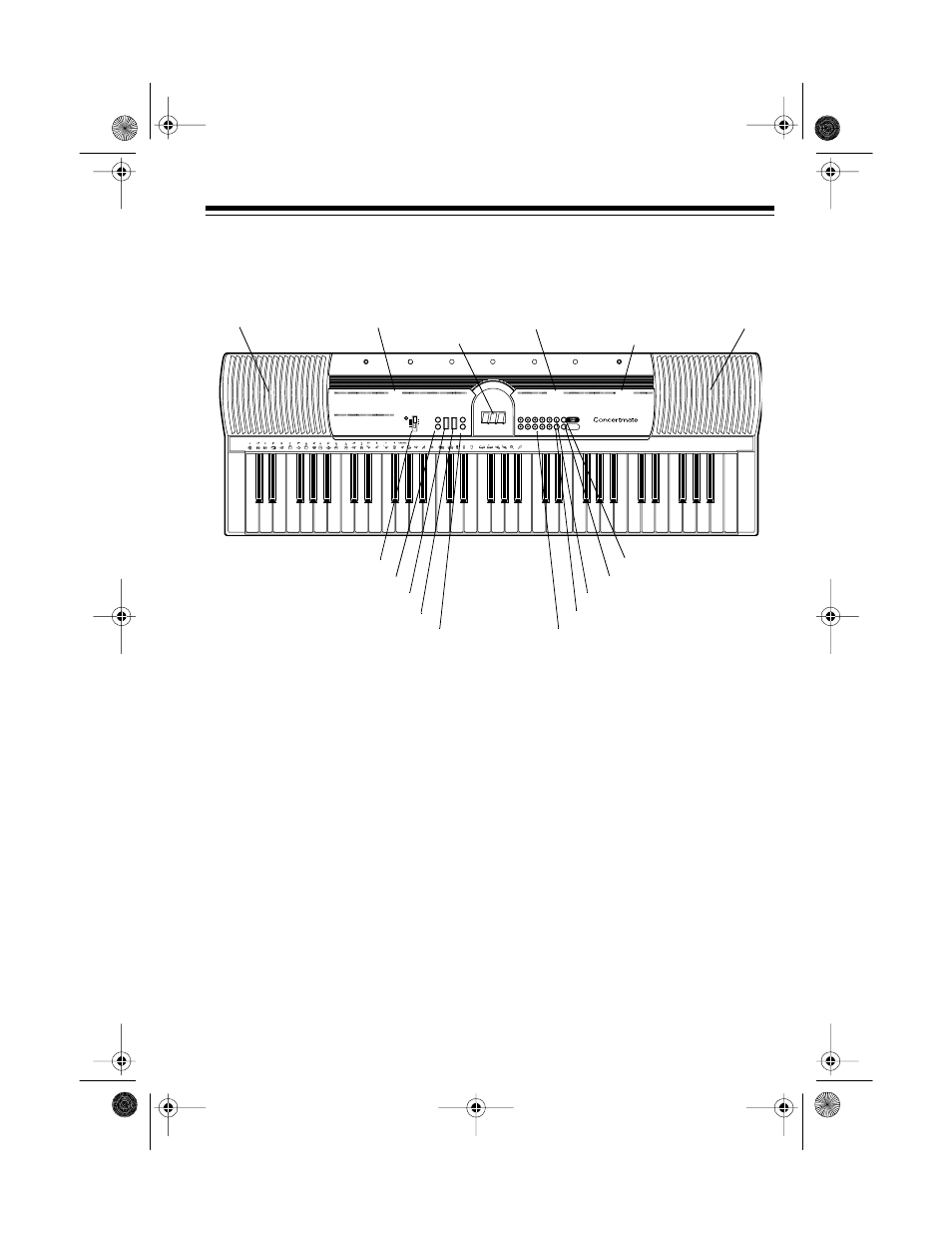 A look at your keyboard, Understanding the controls reading the display | Panasonic CONCERTMATE 970 User Manual | Page 9 / 32