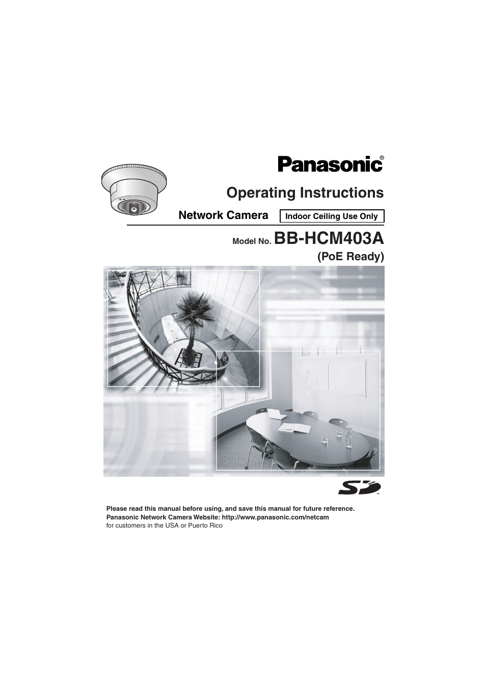 Panasonic BB-HCM403A User Manual | 184 pages