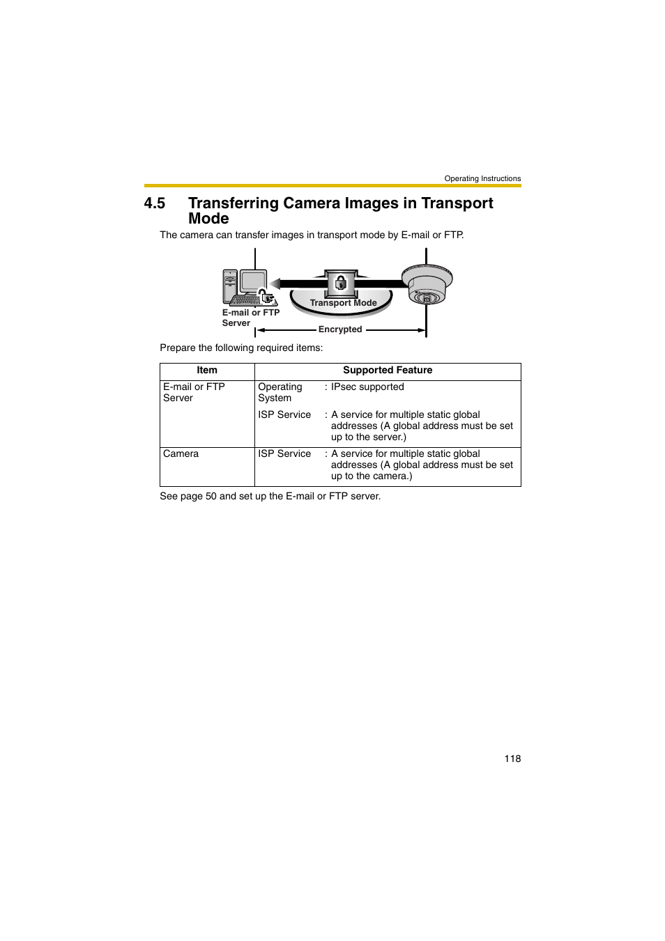 5 transferring camera images in transport mode | Panasonic BB-HCM403A User Manual | Page 118 / 184