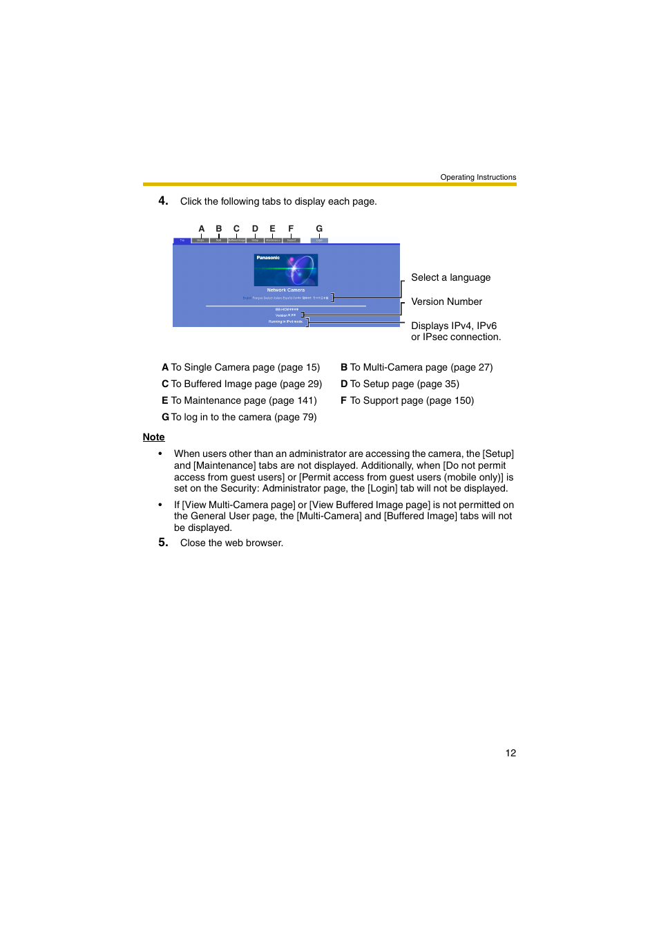 Panasonic BB-HCM403A User Manual | Page 12 / 184