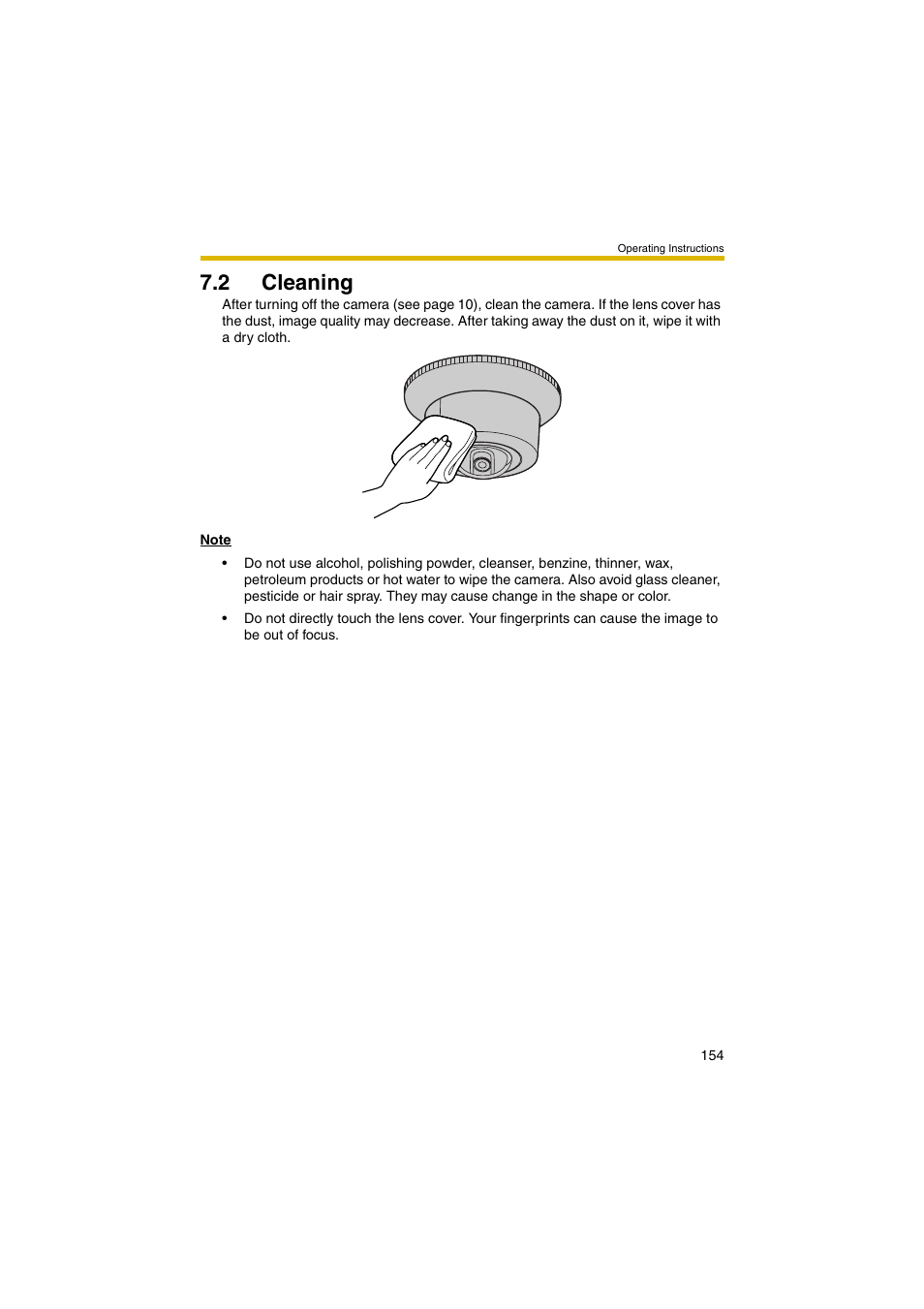 2 cleaning | Panasonic BB-HCM403A User Manual | Page 154 / 184