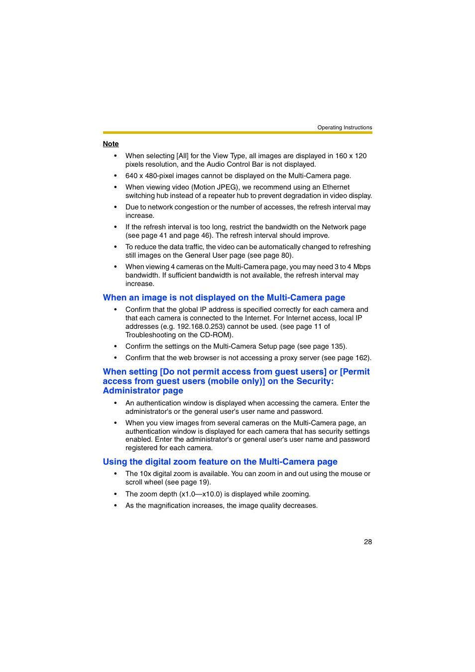 Panasonic BB-HCM403A User Manual | Page 28 / 184