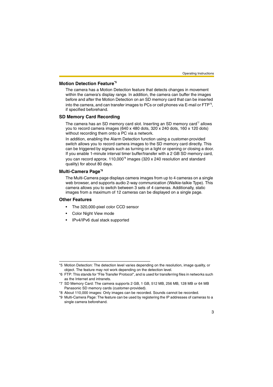 Panasonic BB-HCM403A User Manual | Page 3 / 184