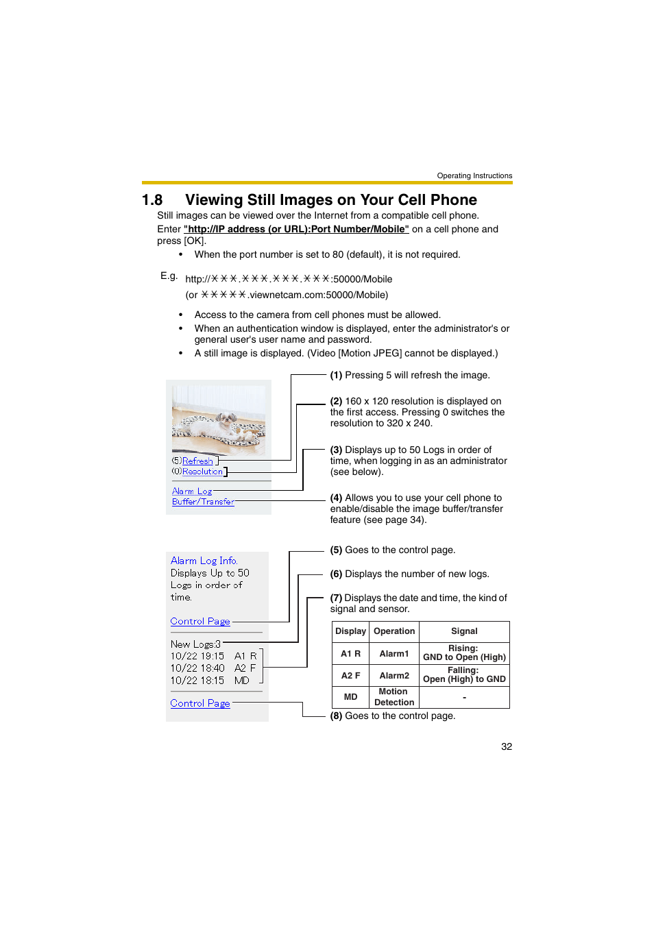 8 viewing still images on your cell phone | Panasonic BB-HCM403A User Manual | Page 32 / 184