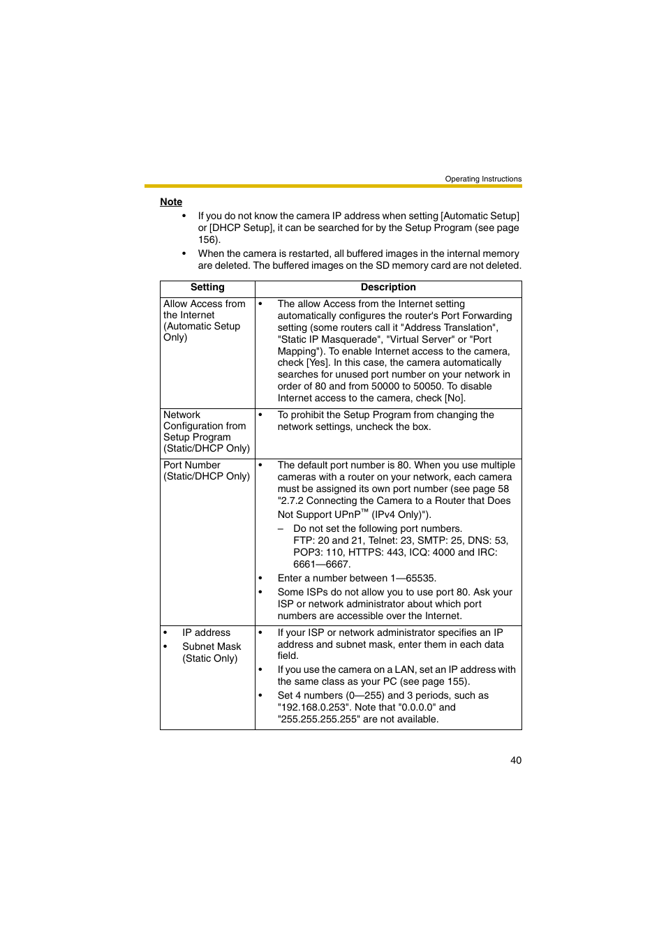 Panasonic BB-HCM403A User Manual | Page 40 / 184