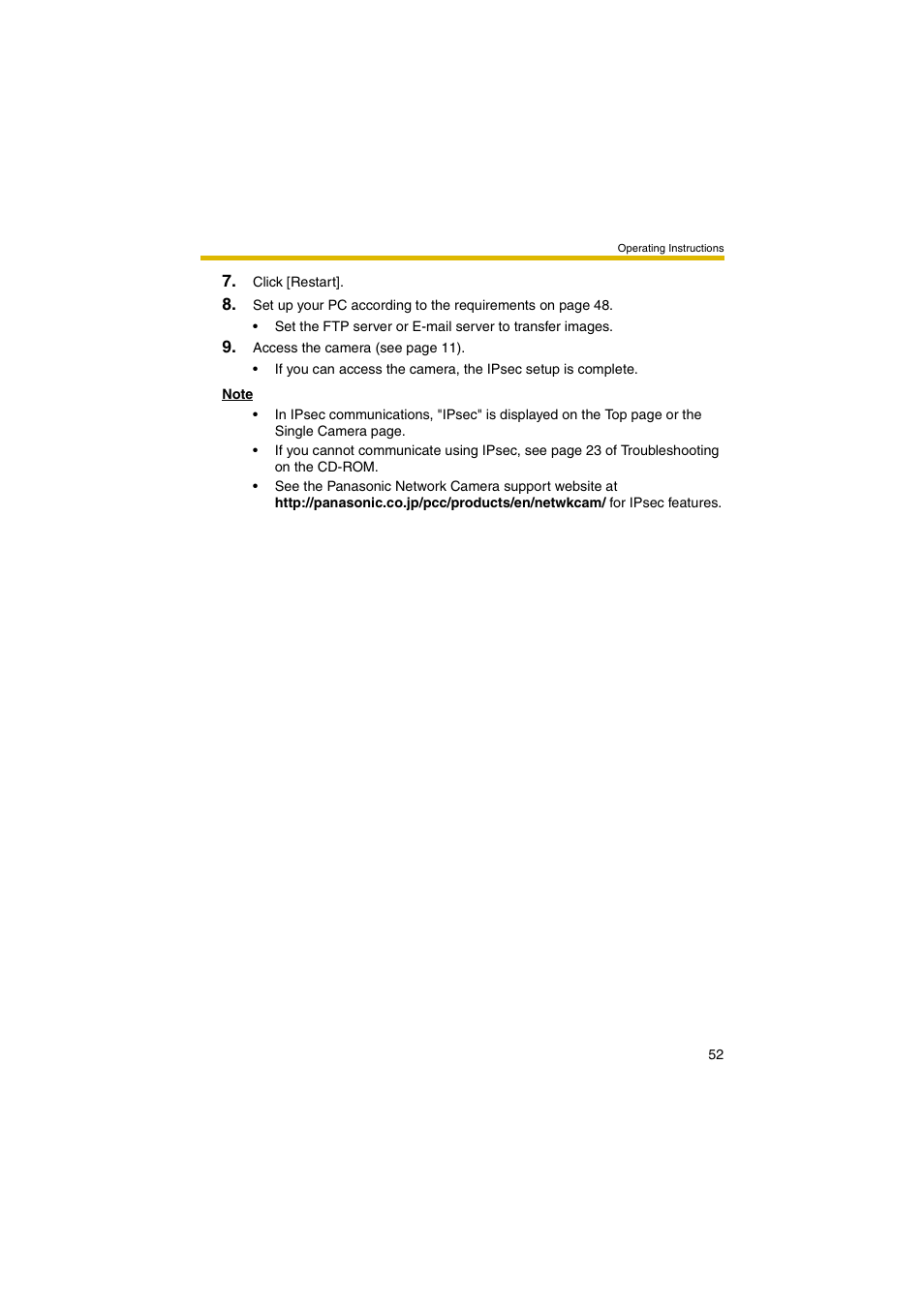 Panasonic BB-HCM403A User Manual | Page 52 / 184