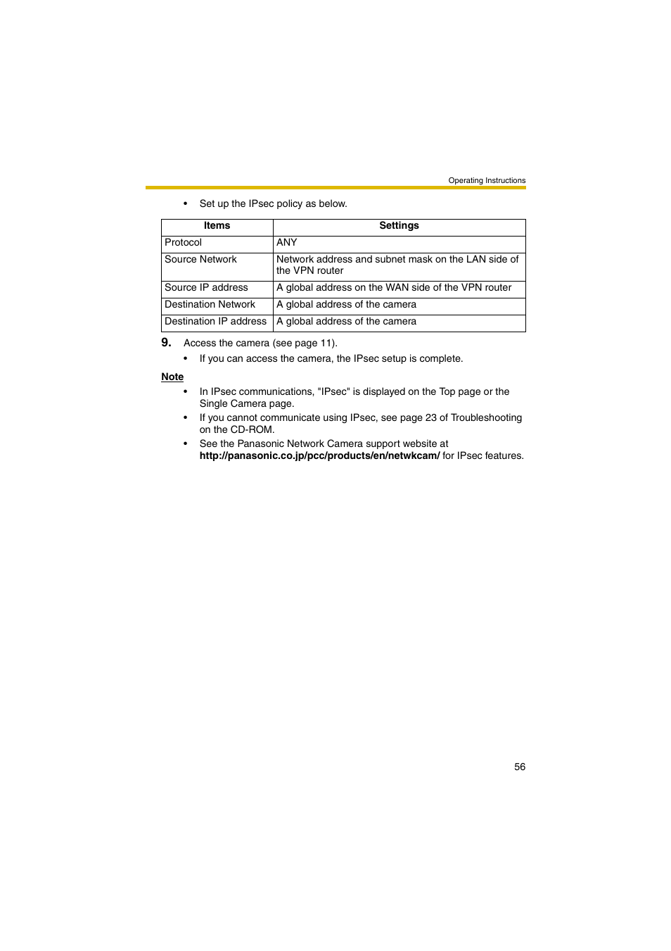 Panasonic BB-HCM403A User Manual | Page 56 / 184