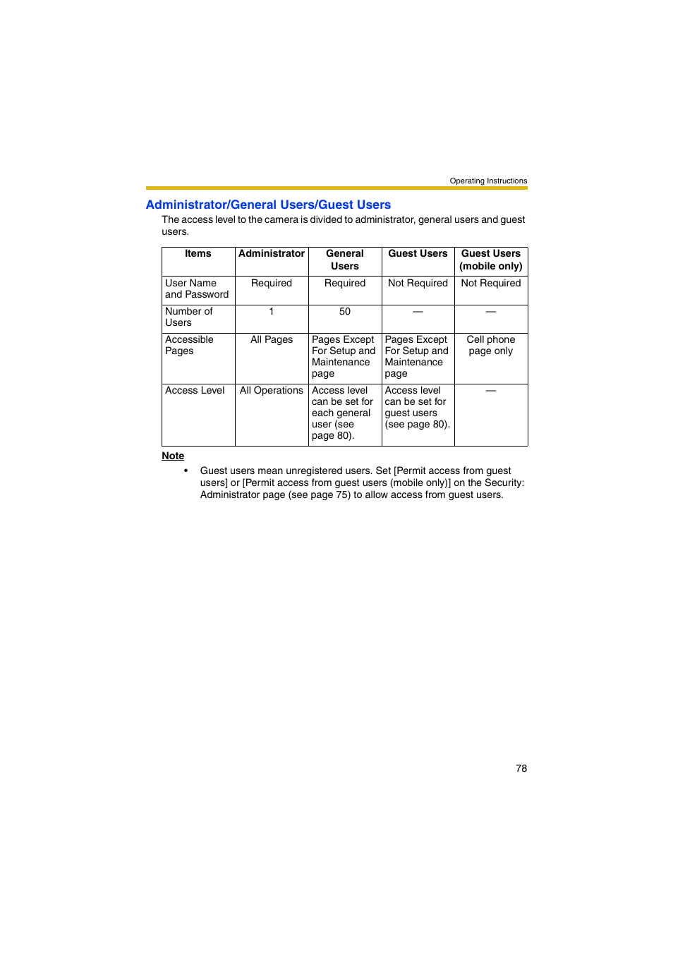 Panasonic BB-HCM403A User Manual | Page 78 / 184