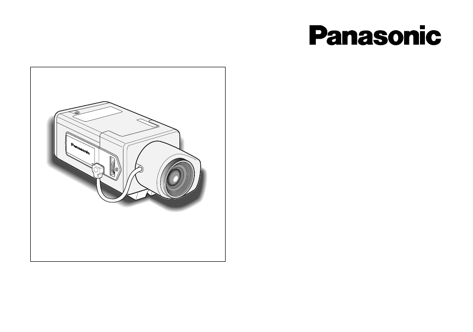 Panasonic WV-CL920 User Manual | 43 pages