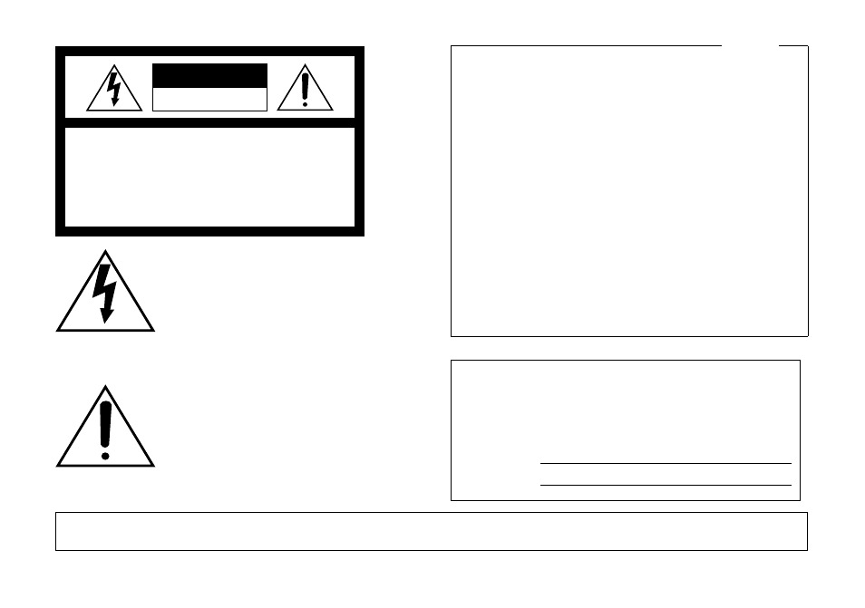 Caution | Panasonic WV-CL920 User Manual | Page 2 / 43