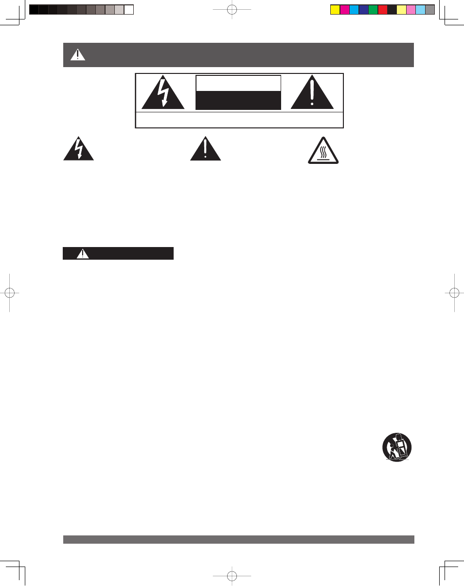 Getting started, Important safety instructions, Caution | Warning | Panasonic PT 61LCX65 User Manual | Page 2 / 80