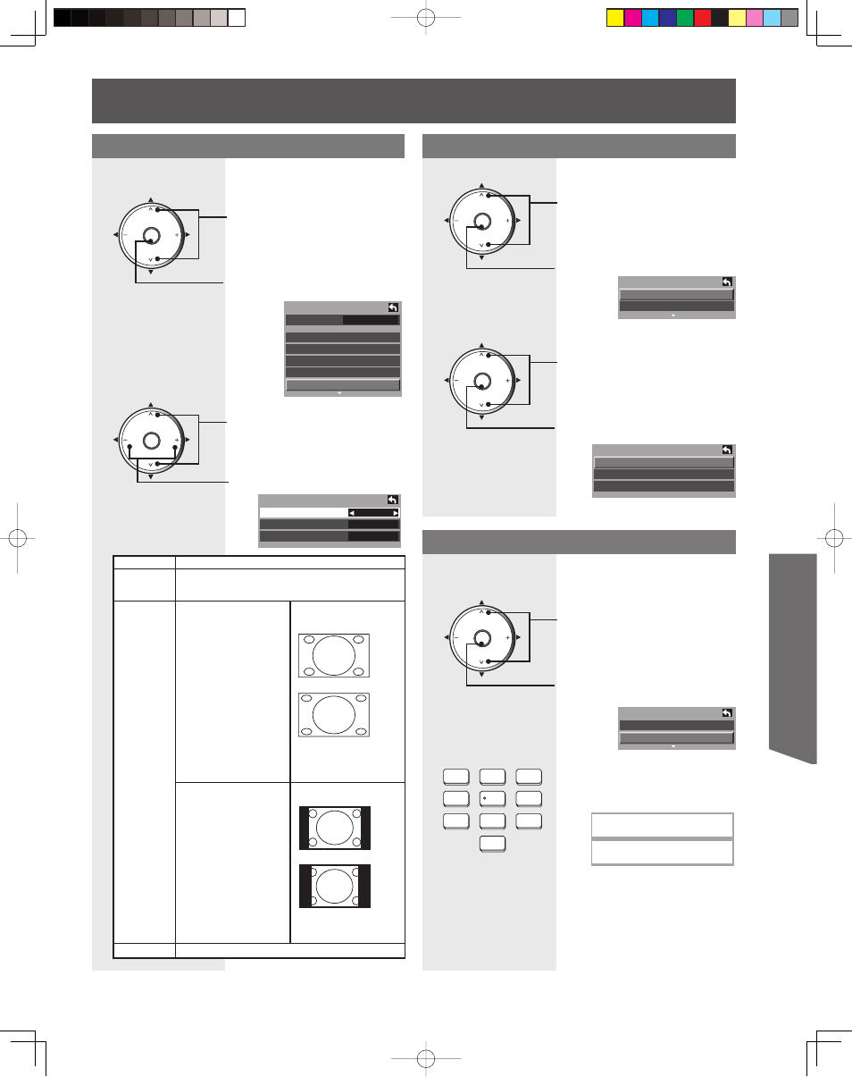 Advanced op er a tion, Other adjust (setup) about reset | Panasonic PT 61LCX65 User Manual | Page 57 / 80