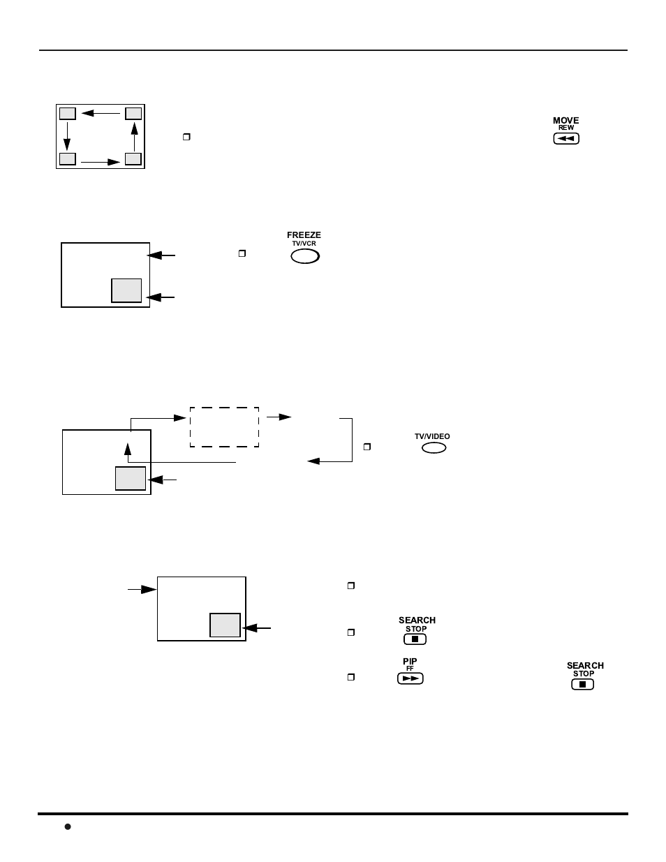 Pip f, Pip function buttons (contd.) | Panasonic CT-F3442L User Manual | Page 14 / 80
