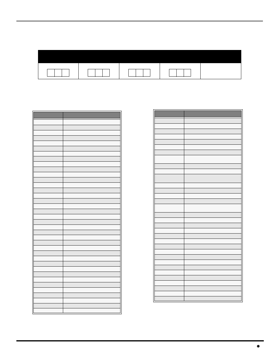 Component codes, Codes for vcr | Panasonic CT-F3442L User Manual | Page 19 / 80