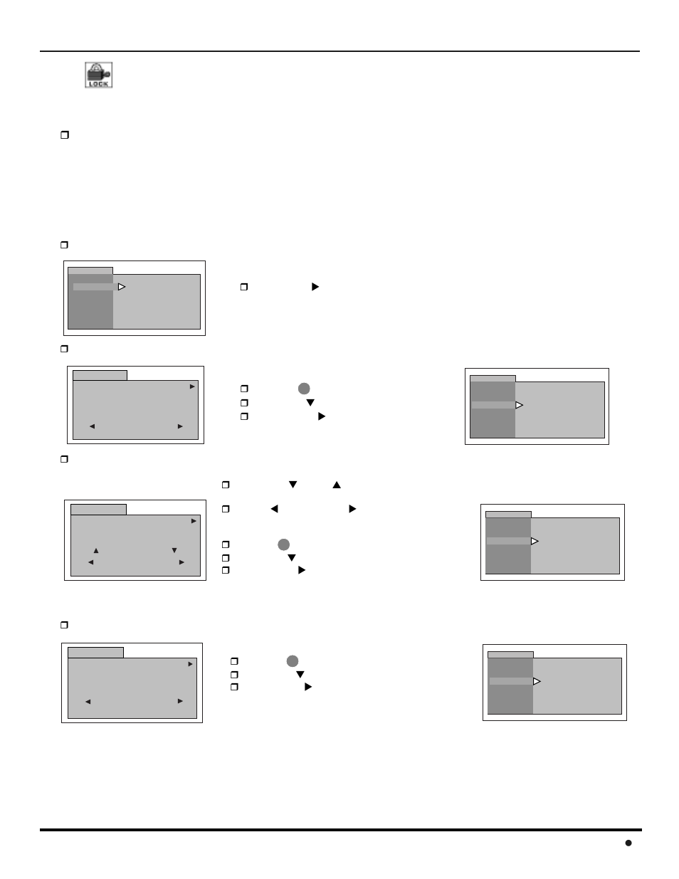 Lock | Panasonic CT-F3442L User Manual | Page 29 / 80