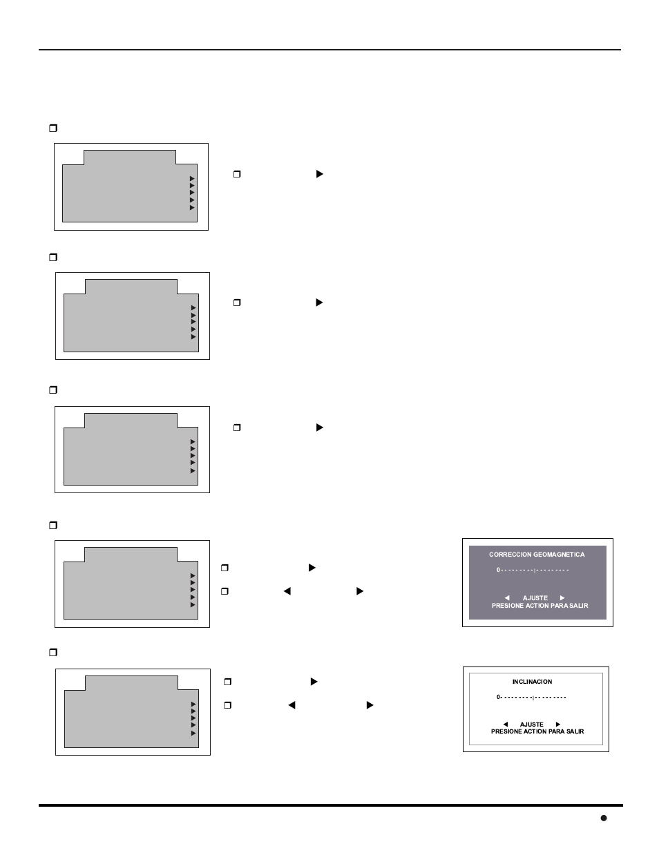 Menu de auto programacion, Menú de auto programación, Rogramación | Panasonic CT-F3442L User Manual | Page 47 / 80