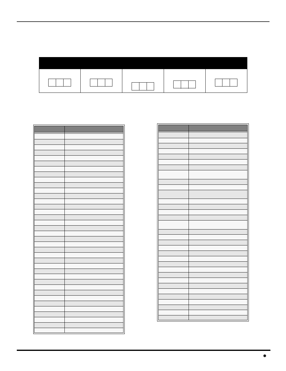 Codigos de componentes, Códigos para vcr, Códigos de componentes | Panasonic CT-F3442L User Manual | Page 59 / 80