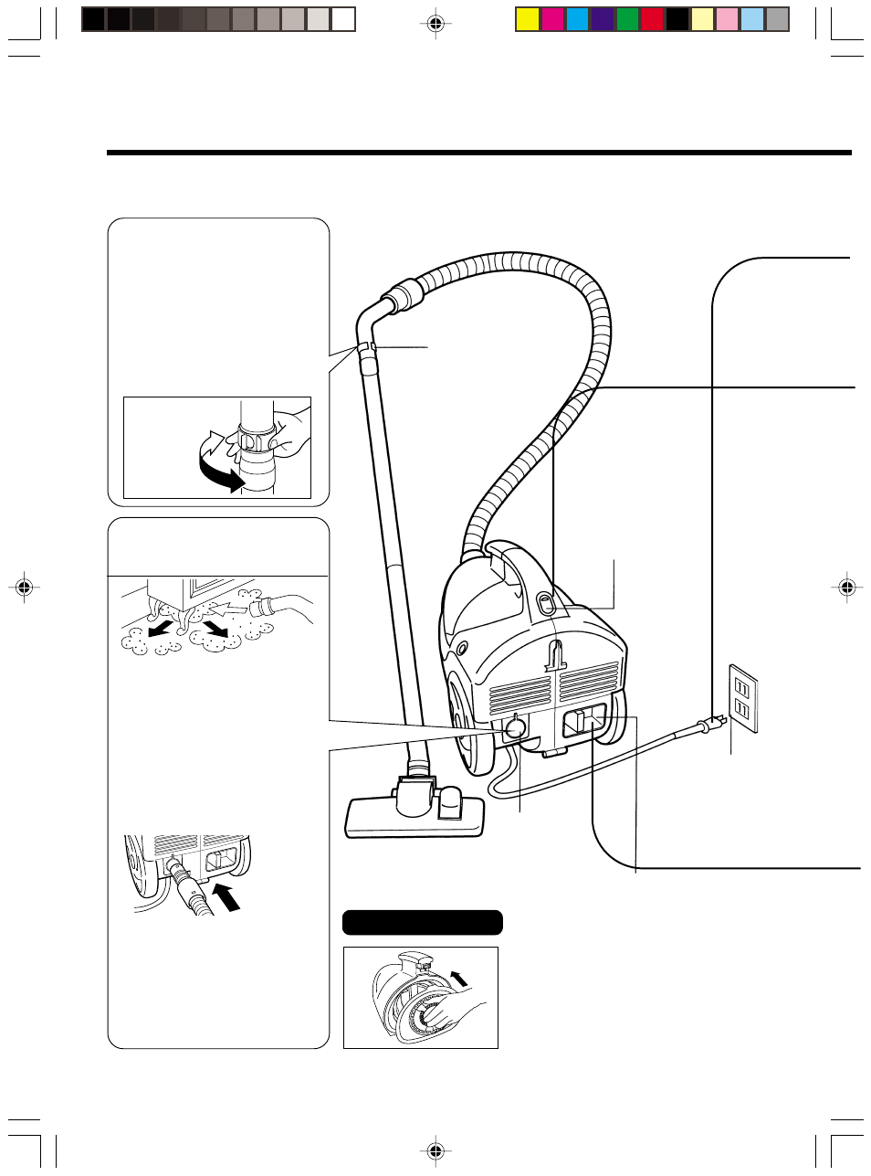 Operating your vacuum cleaner, Como utilizar la aspiradora, 10 operating your vacuum cleaner | Cómo utilizar su aspiradora | Panasonic MC-4620 User Manual | Page 10 / 20