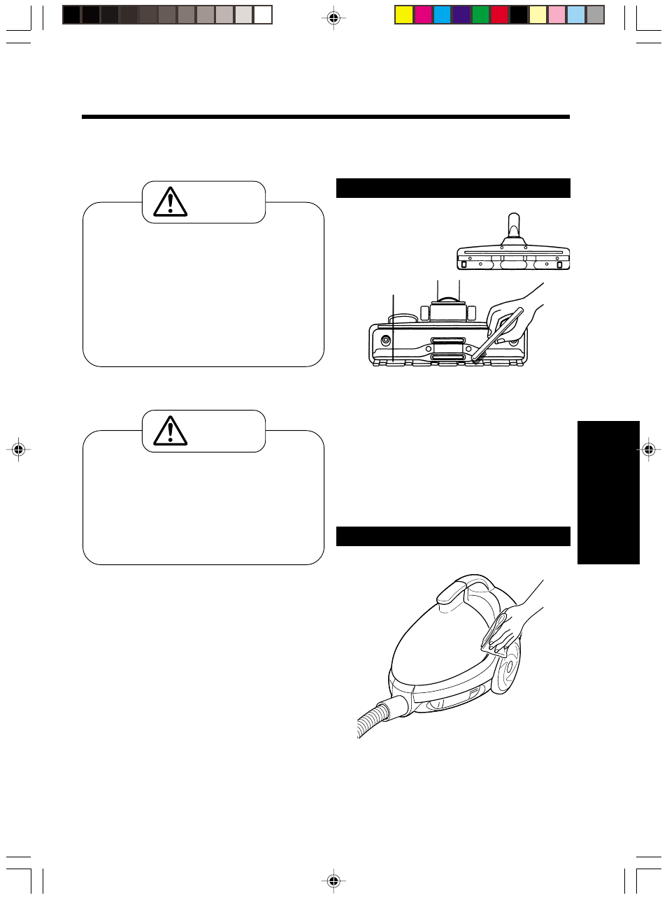 Maintaining your vacuum cleaner, Mantenimiento | Panasonic MC-4620 User Manual | Page 15 / 20