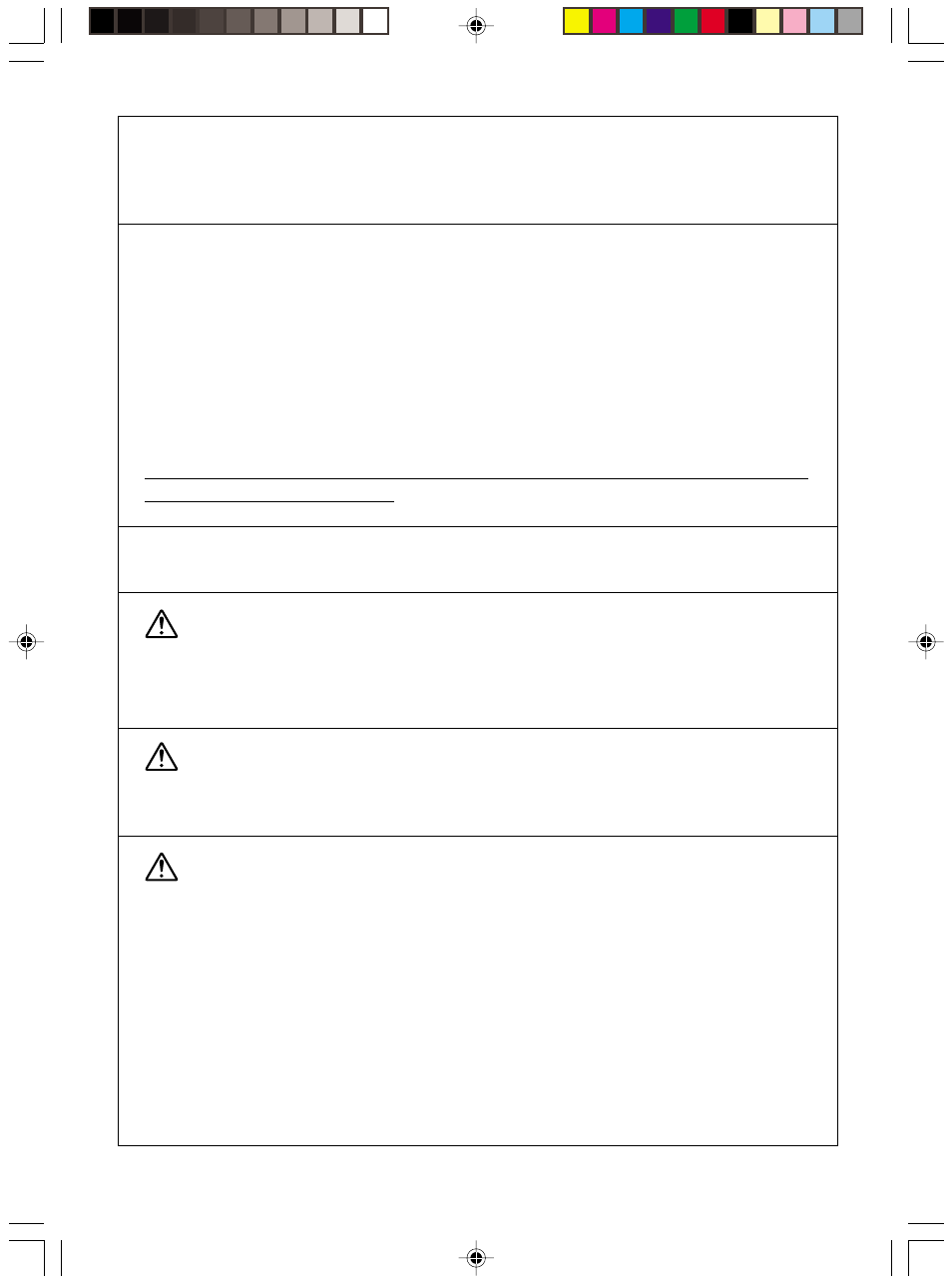 Consumer information, 2consumer information, Warning | Caution | Panasonic MC-4620 User Manual | Page 2 / 20