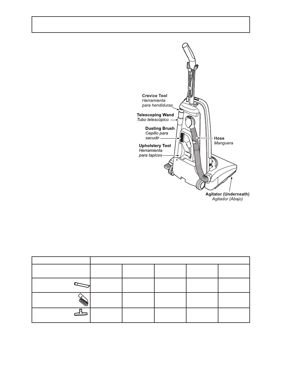 Using tools / uso de herramientas | Panasonic MC-V300 User Manual | Page 14 / 28